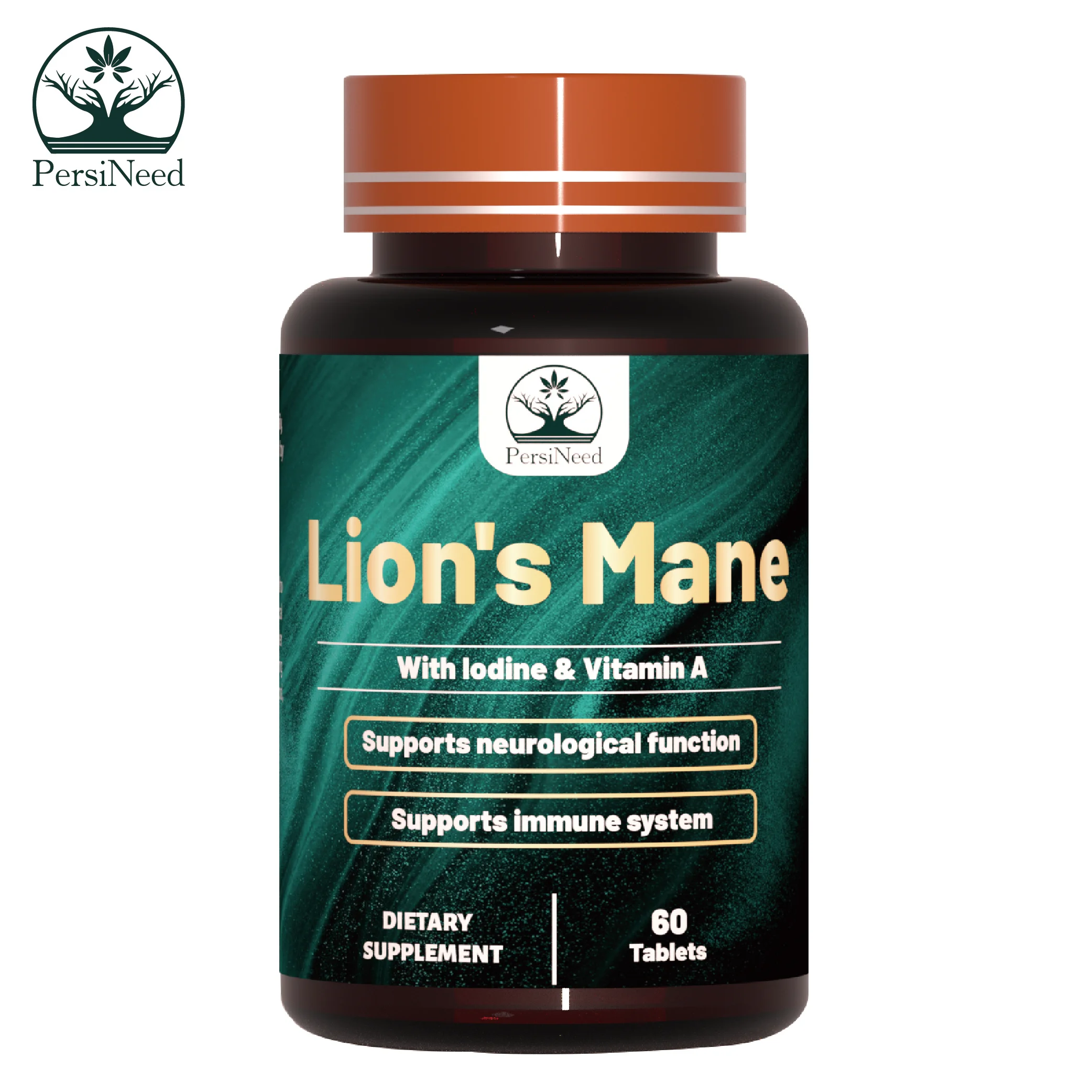 Lions Mane Supplement Capsules Nootropic W. Brain Supplement For Memory & Focus