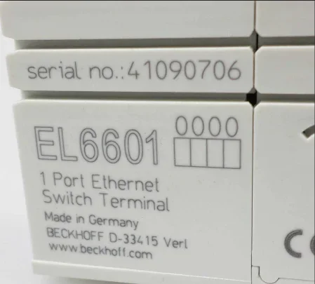 2026 BECKHOFF EL6601 | EtherCAT Terminal, 1-port Communication Interface, Ethernet Switch Port