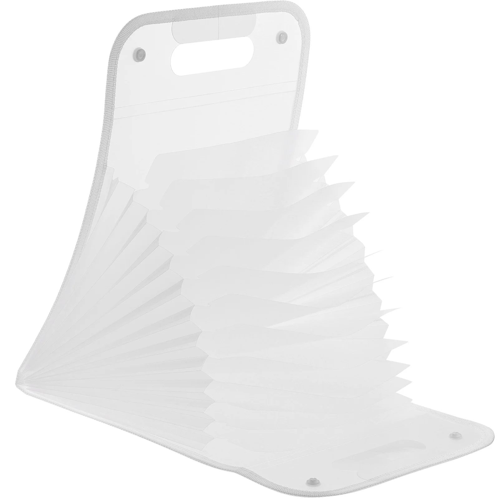 Portable Large Capacity File Standing Document Organizer Receipts Holder Expandable Files Folder For Checks Cash