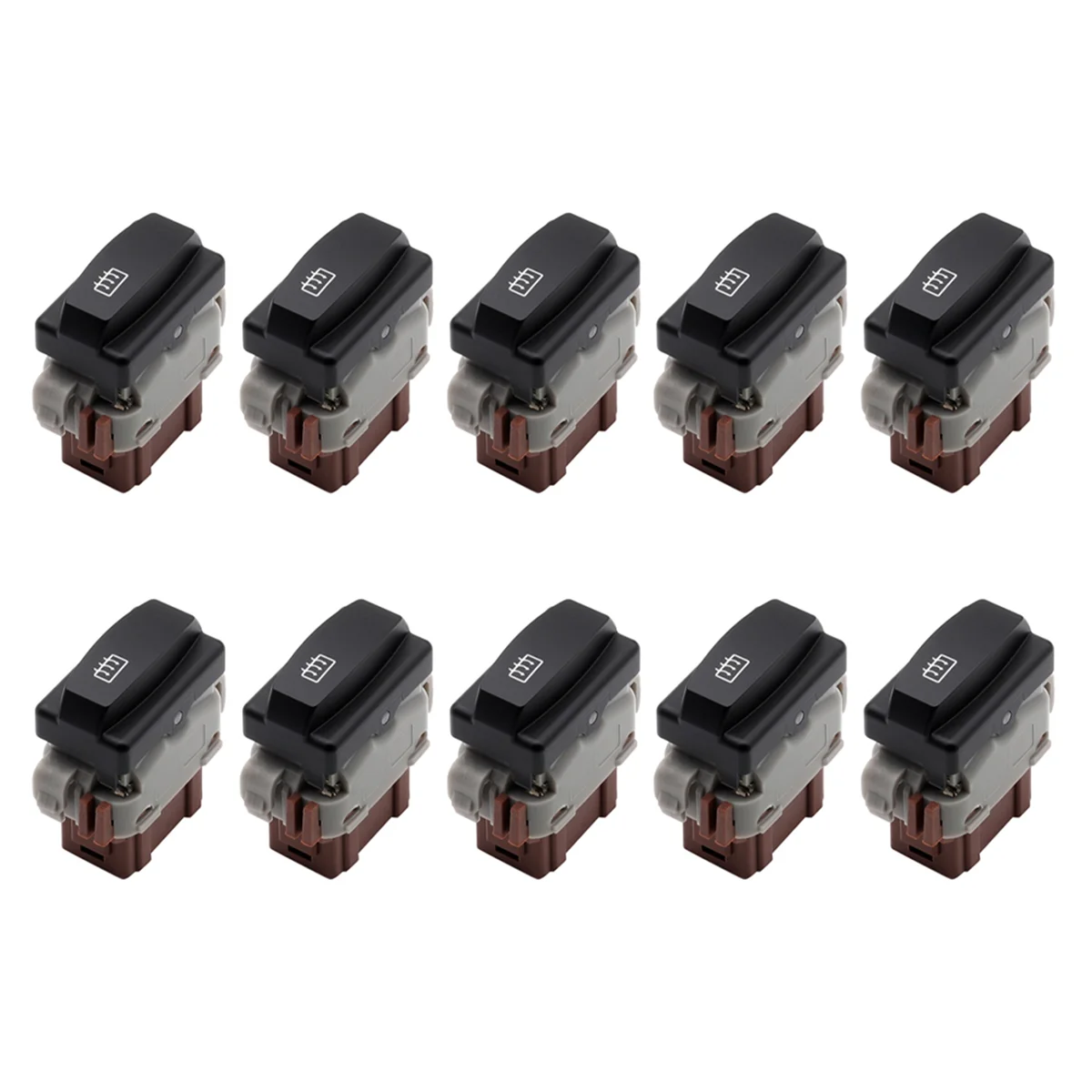 10X 253507278R Car Heat Switch 25350-7278R 6Pin for Renault Logan 2011-2014 Renault DusI 2011-2014.