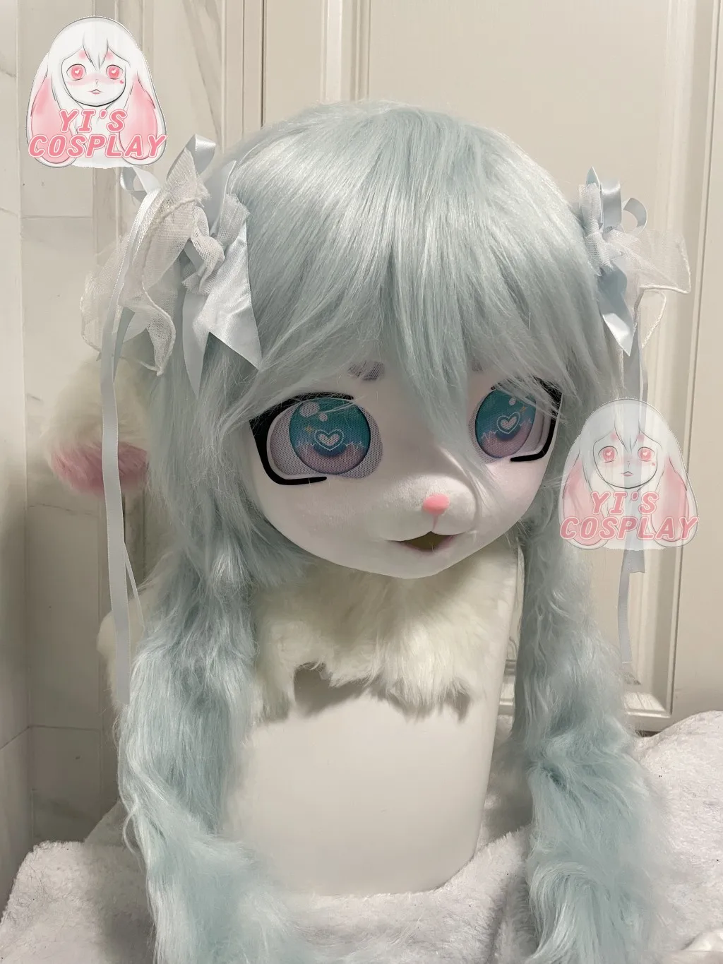 Yis cosplay on sales Just one left  Furry head Kigurumi Head Cosplay Kemono Fursuit Handmade Headsets Beast Customized Fursuit