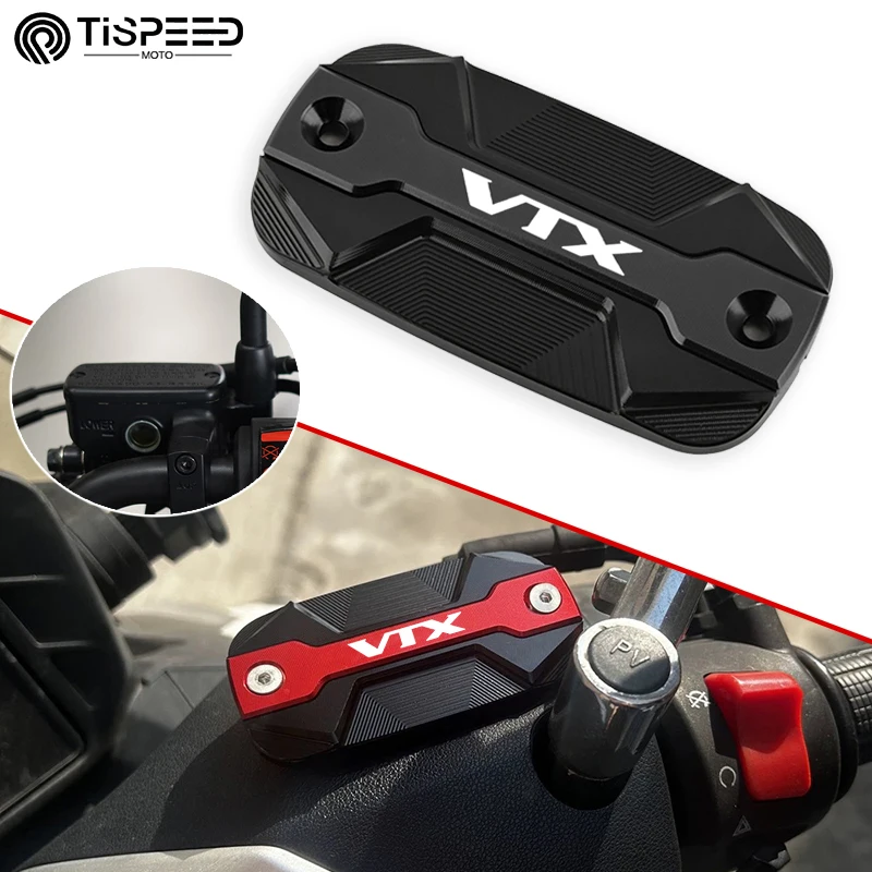 New Fit For Honda VTX1800 VTX1300 VTX 1100 1300 1800 Motorcycle CNC Accessories Front Brake Reservoir Fluid Tank Cover