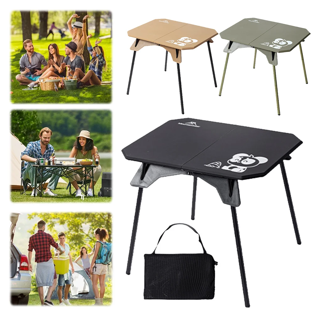 

Outdoor Folding Table Aluminum Alloy Portable Barbecue Table Anti-Slip Collapsible Camping Table for Outdoor Picnic BBQ