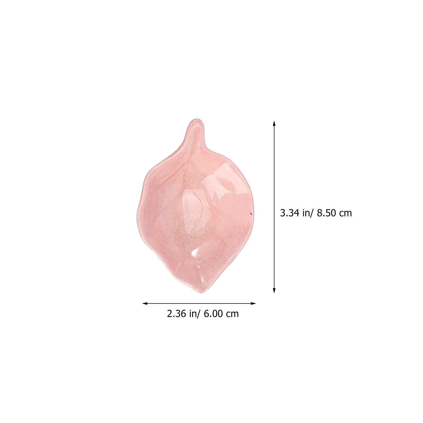 5Pcs Essential Oil Ceramic Dish Leaf Design Smooth Surface for Facial Mask Mixing Spa Salon Supplies Essential Oil Holder