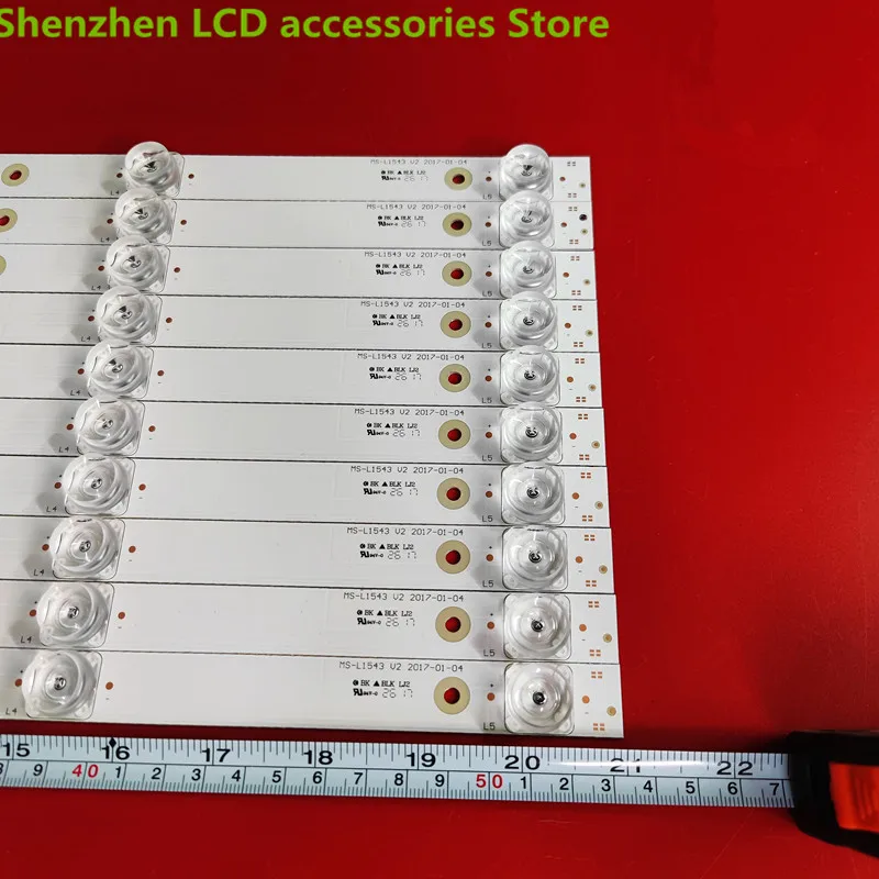 LED شريط إضاءة خلفي ل Contex condition LE-5529ST الخلفية مصباح ليد بار MS-L1543 الألومنيوم CX550DLEDM 5LED 532 مللي متر 100% جديد