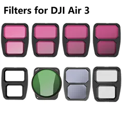 STARTRC ND Filter Set for DJI Air 3 Lens Filter ND8 ND16 ND32 ND64 UV CPL Natural Night Star Filter Kit Drone Accessories