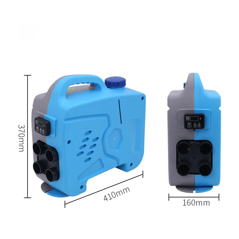 ディーゼル車両用暖房,一体型機械,プラスチックハウジング,12V, 24V, 5000W