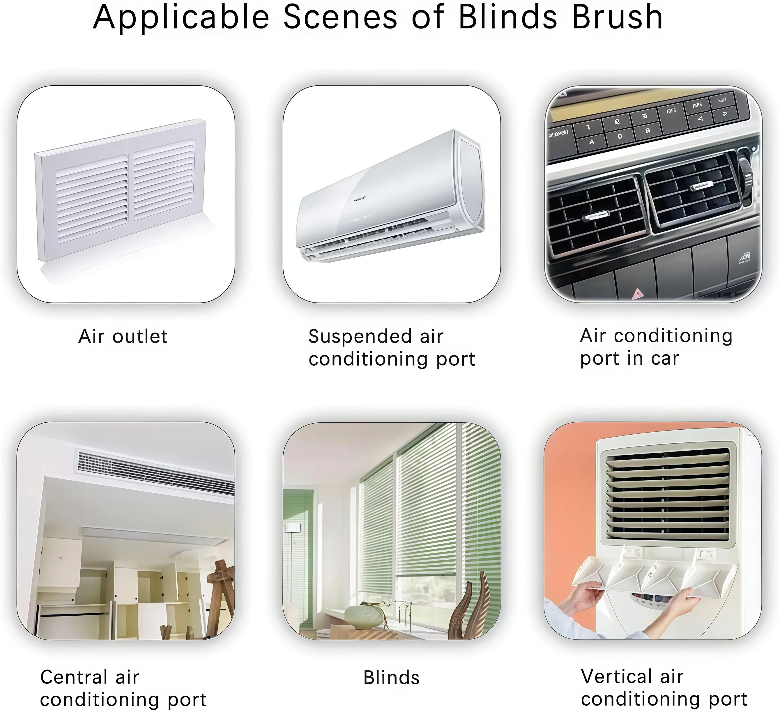 1 piece of louver cleaning brush, louver dust removal brush, air conditioning outlet cleaning brush, gap dust removal brush, louver cleaning tool, removable and washable dust removal brush, window louver cleaning tool, curtain gap brush