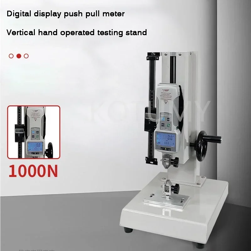 New Tensile Compression Testing Machine Test Bench Digital Display Push-Pull Gauge Bracket Screw Dynamometer Base Tester HLD