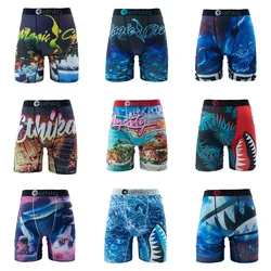 ETHIKA 1Pcs Men Underwear Sexy Boxershorts Breathable Mens Trunks Plus Size S-3XL Man Swimming Underpants Men's Panties Boxers