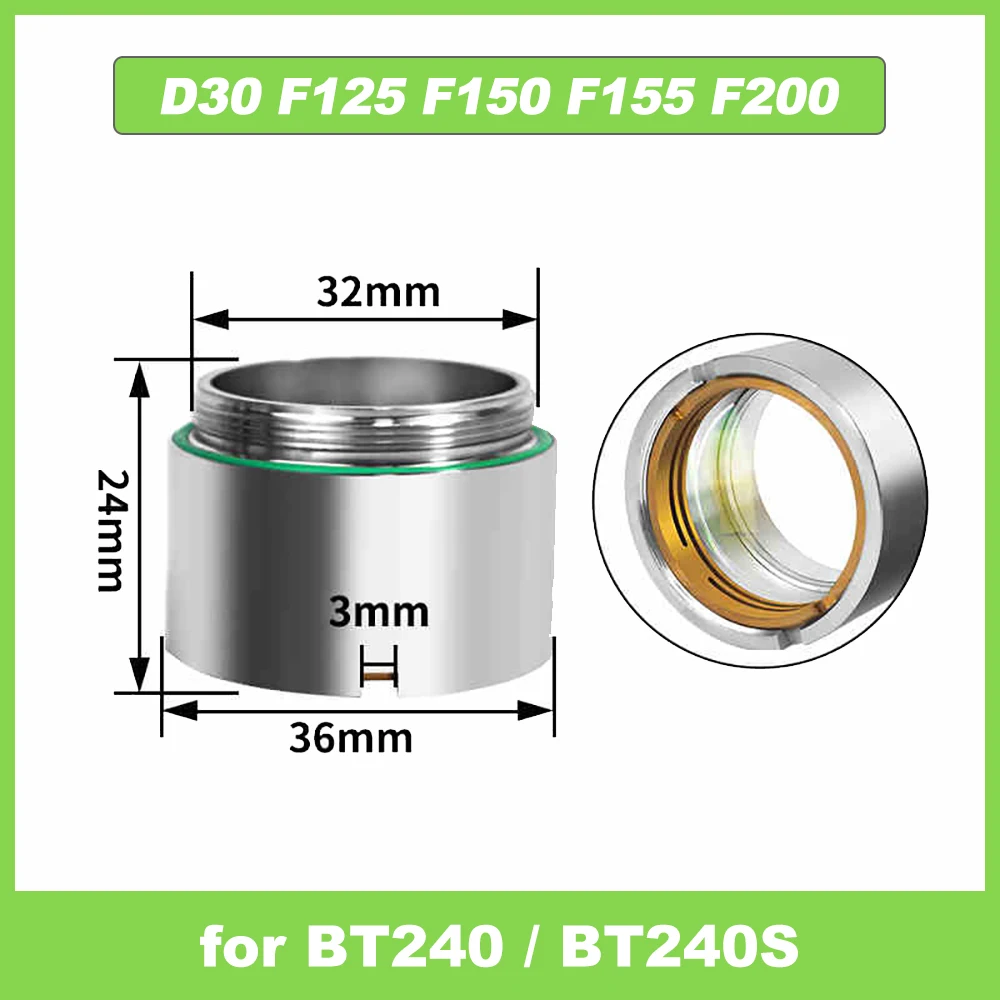 Raytools Original Laser-Kollimationslinse und Fokussierlinse mit Halterung für BM110 BT210 BT240 BM06K Faserlaser-Schneidkopf – Detail 9