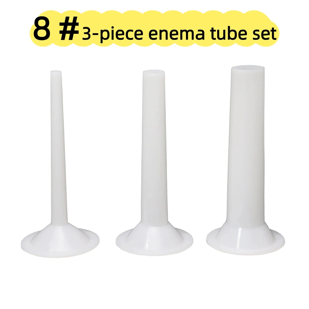 

8 # plastic meat sausage enema tube, manual sausage filling tube, suitable for making 3-piece sets of household sausages