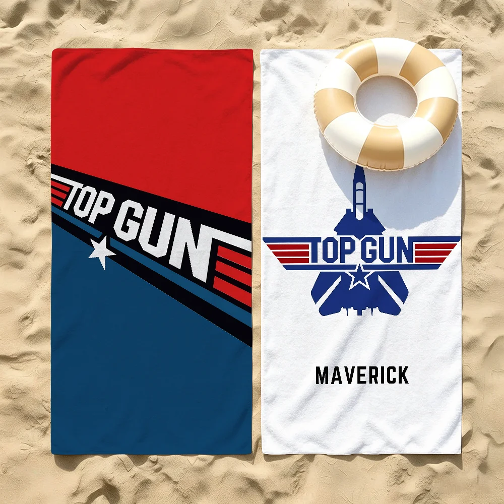 Movie T-Top Gun M-Maverick Beach Towel For Beaches Yoga Studios Gyms Hot Springs Swimming Pools And Picnics