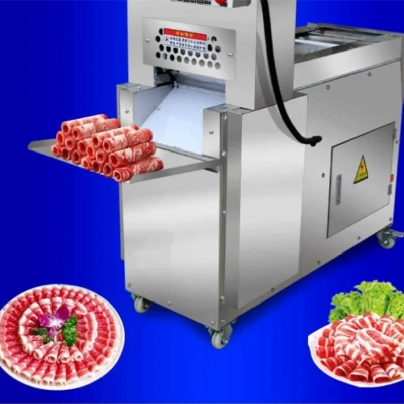 

Машины для нарезки замороженной говядины и баранины для пищевых производств, машина для нарезки рулетов из баранины