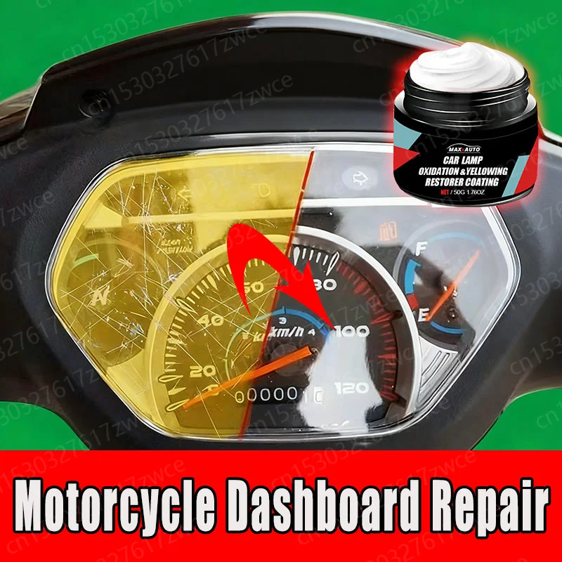 Car Motorcycle Headlight Restoration Polishing Kit Dashboard Scratch Remover Oxidation Cleaner Repair Paste for Car Motorcycle