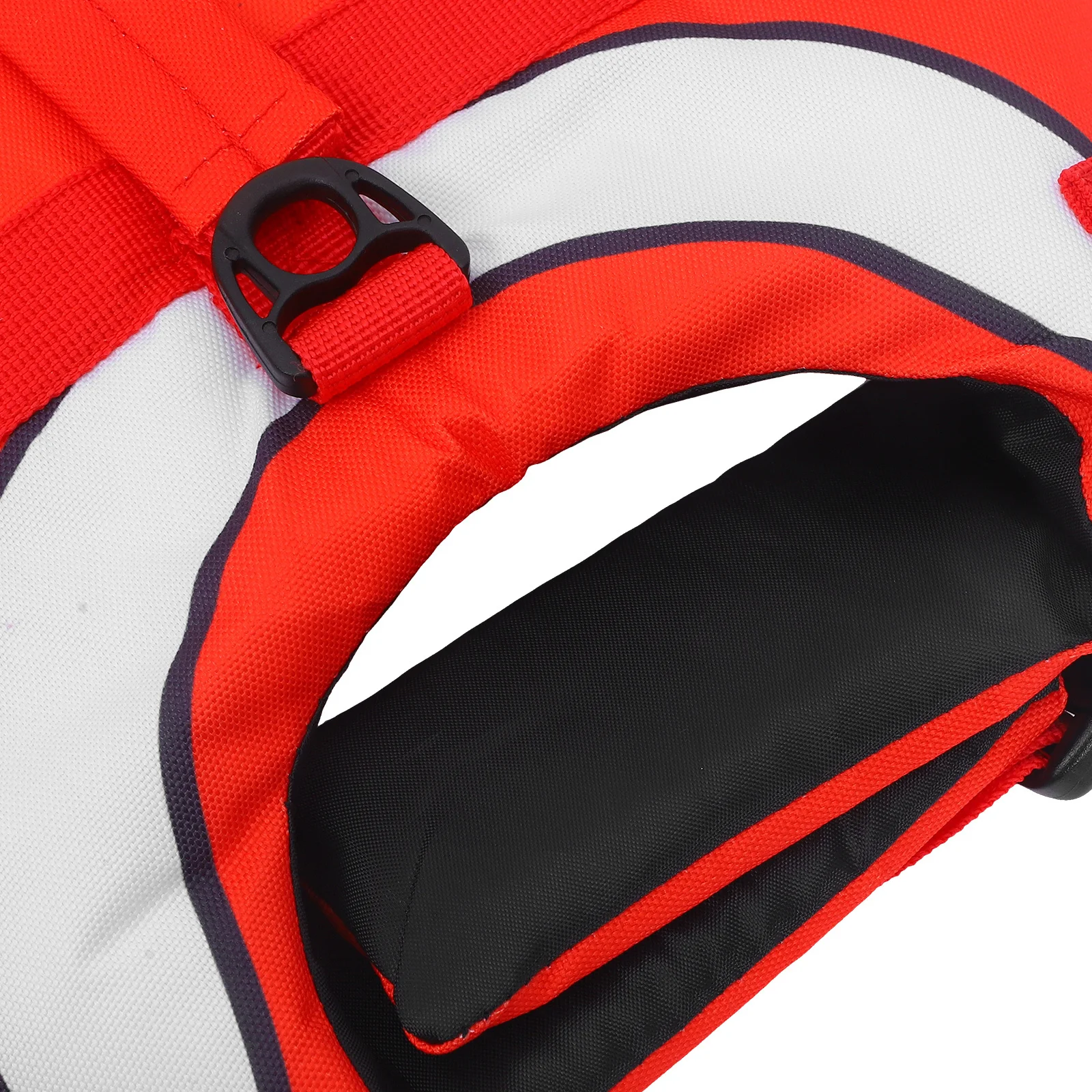 

Preserver Durable Clownfish Shape Size M Red Comfortable Grab Handles Easy Carry Quick Release Buckles Puppy Life