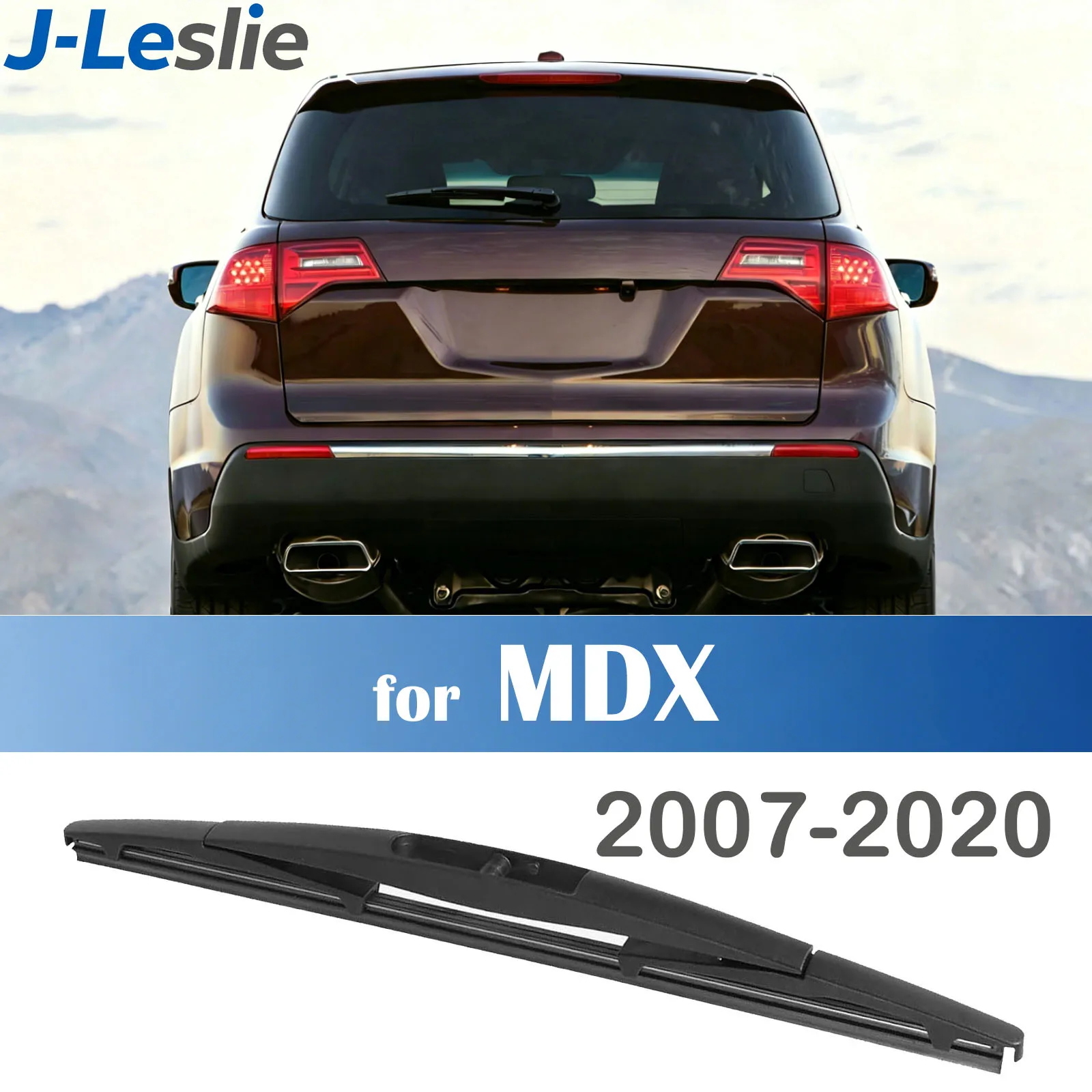 12 Zoll für Acura MDX 2007-2020 Heckscheibenwischerblatt Windschutzscheiben-Heckklappenfensterwischer Zubehör scheibenwischer Hinten Heckwischerarm