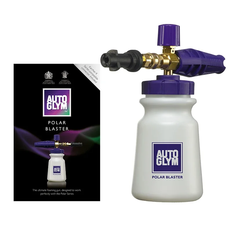 AUTOGLYM British Crown Imported Polar AG Purple Intensified Car Wash PA foam Pot Kach K-Series Adapter