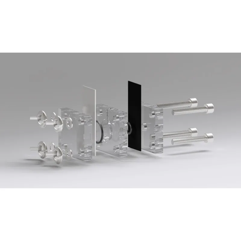Zinc Air Test Device, Metal Air Transparent Mold, Manual Liquid Addition, Secondary Zinc Air Electrolysis Cell OMS-T