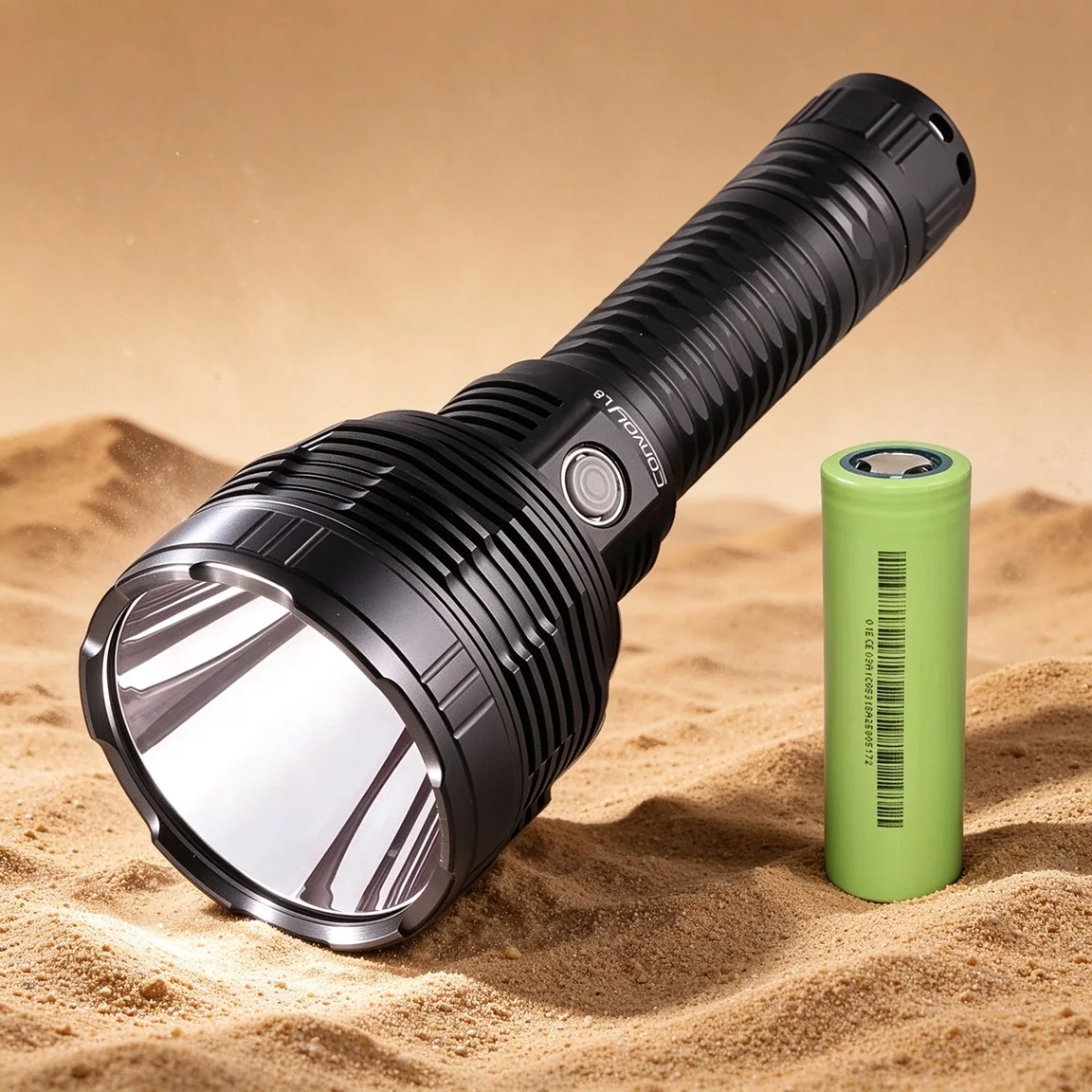 Convoy Powerful LED Flashlight SBT90.2 6400 Lumens Super Bright for Outdoor Activities Camping Search and Rescue