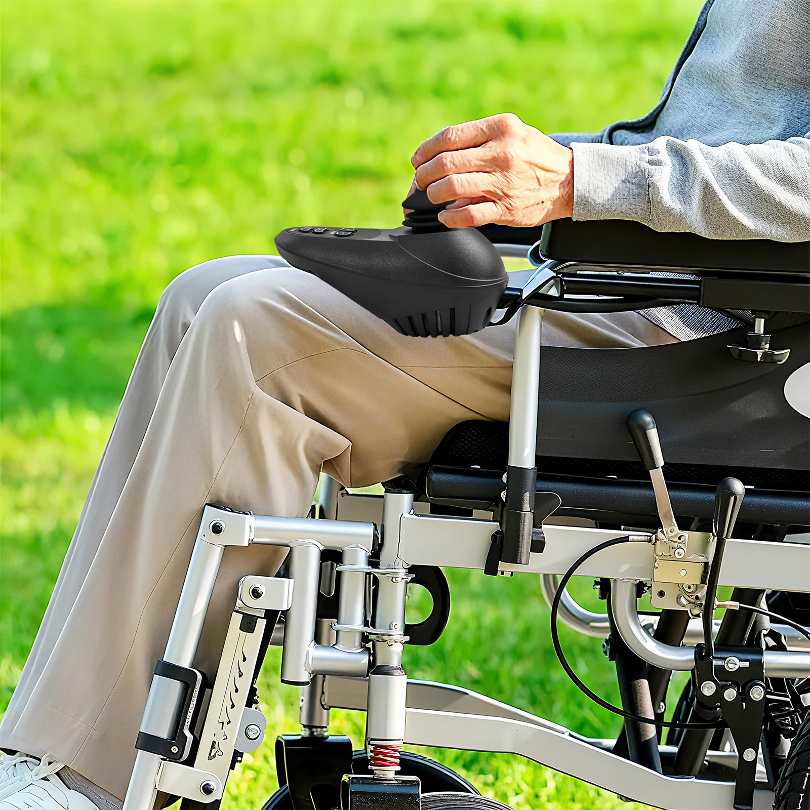 

Electric Wheelchair Joystick Controller Professional 5 Gears Wheelchair Controller for Intelligent Robots