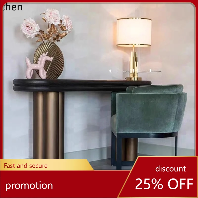 

HT Маленькая квартира Прихожая Консольный стол Модель комнаты Барный стол