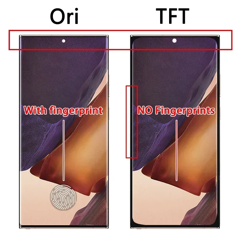 TFT New Quality For Samsung S22 Ultra S908 S908B S908U S908W S908E LCD S22Ultra Display Touch Screen Digitizer Assembly