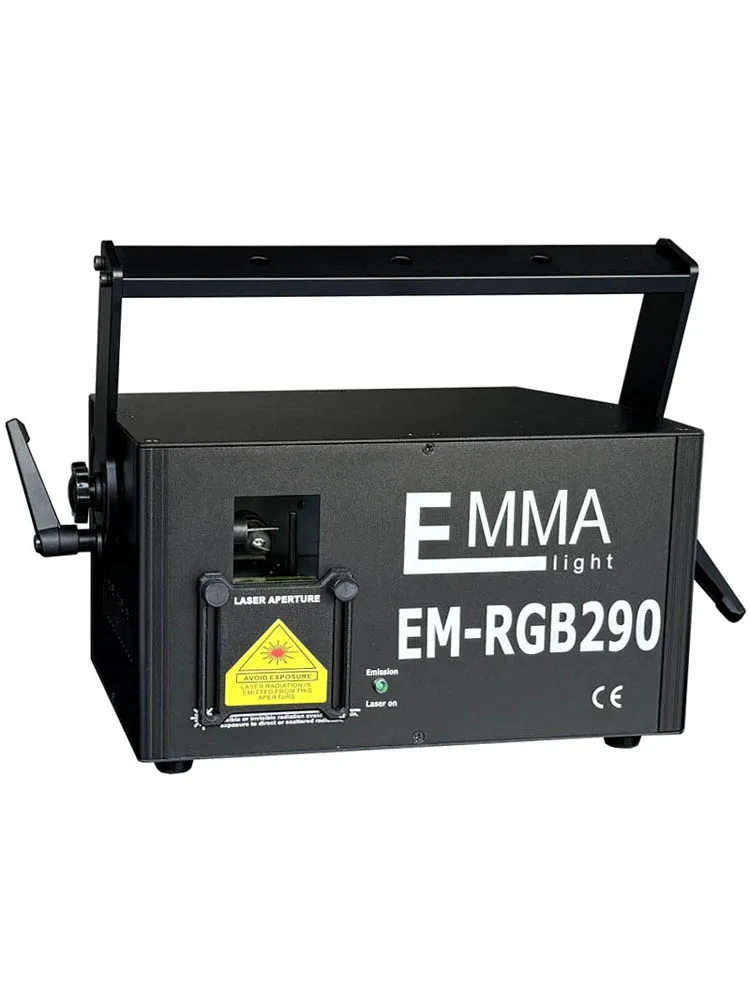 ILDA-Lumières laser pour scène DJ Dmx, multi-documents, 3W, 10W, RVB, animation Emma Text, à vendre, nouveau