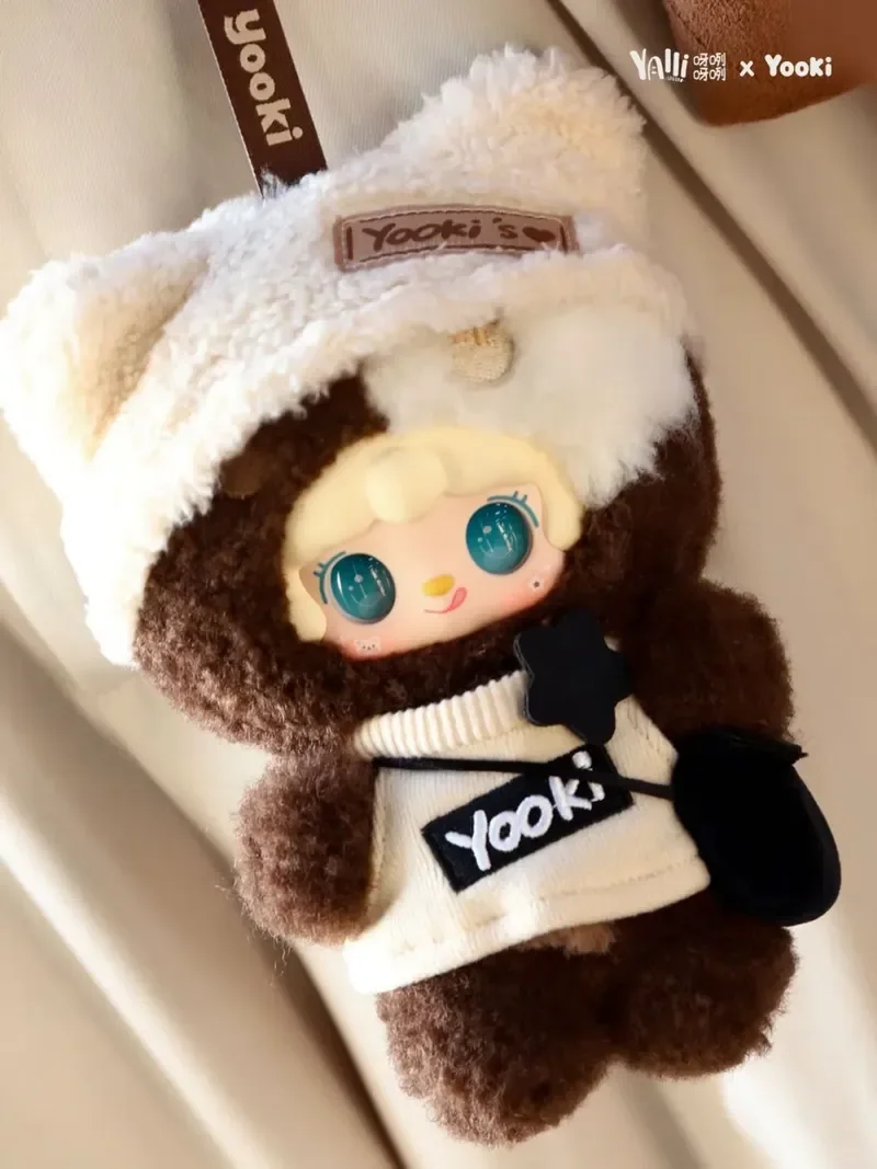 جديد Yooki الدب الصغير خطة التنوع صندوق أعمى ألعاب من القطيفة دمية رائعة المفاتيح ظهره قلادة صندوق غامض هدية #6
