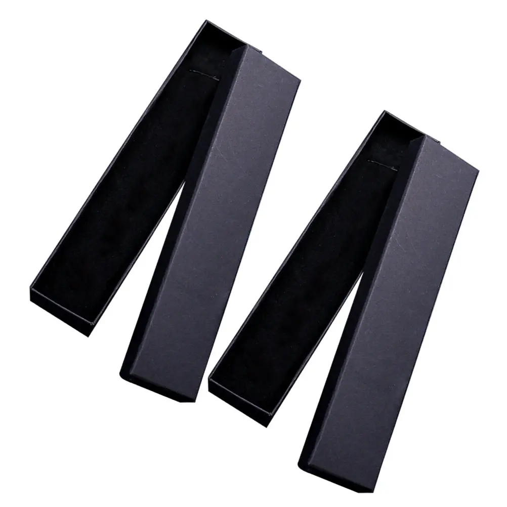 

8Pcs Kraft Jewelry Boxes Paper Wrapping Square Design Necklace Bracelet Storage Display Case Gift Boxes for Wedding Party Craft