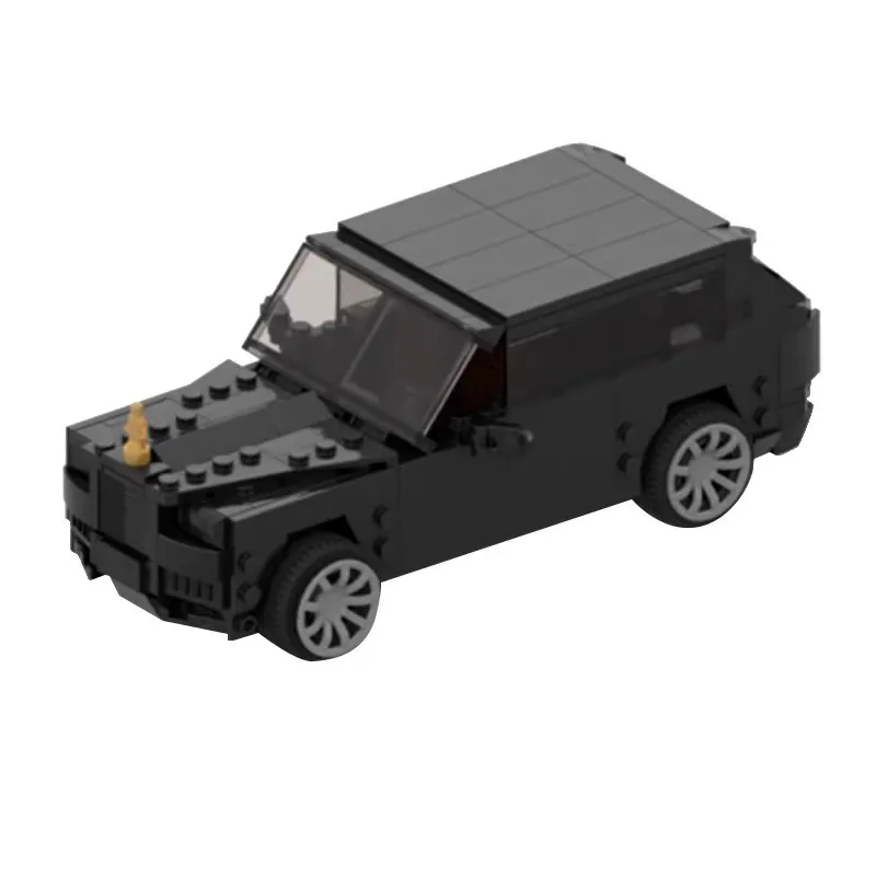 Samochód techniczny MOC Rolls-Royced Series Speed Champion Vehicles Phantom Boat-Tail Wraith Cullinan SUV Set Building Blocks Kid Toys