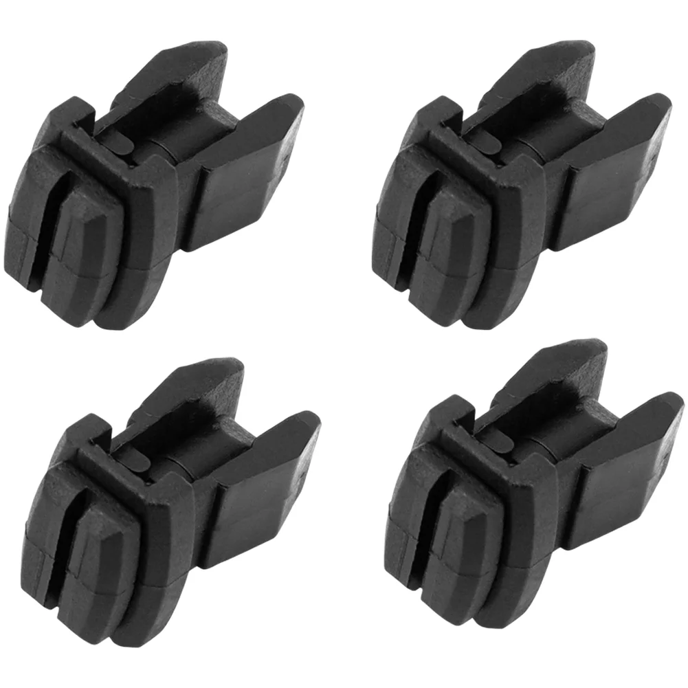 2PCS Black PP RV Fridge Vent Clips Locking Kit For Camper Trailer Van Refrigerator Door Latch Accessories