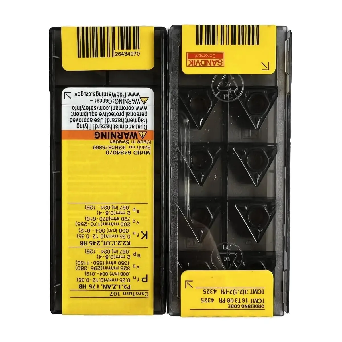 

TCMT16T308-PR 4325 /Original genuine CNC alloy blade 10 PCS