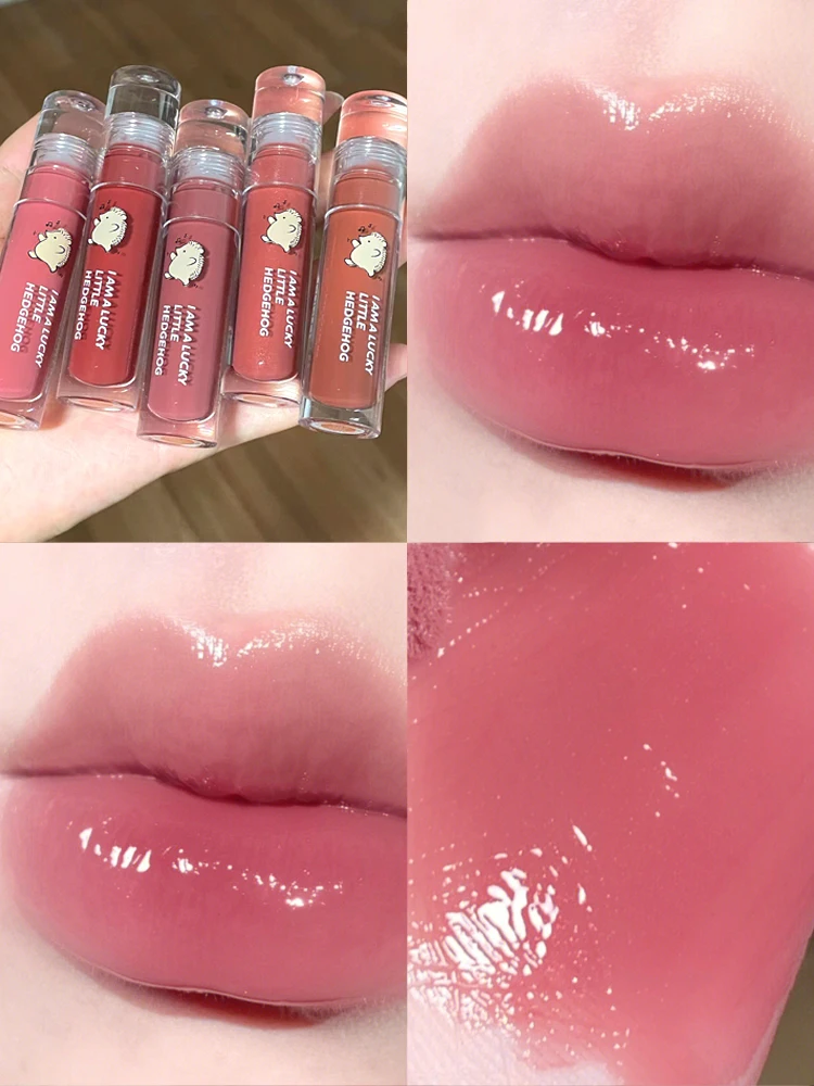 Gogotales Spiegel Water Lip Glazuur Lippenstift Hydraterende Pure Lippenstift Voor Vrouwen Langdurige Non-Stick Nude Lip Cosmetica Lip Tint