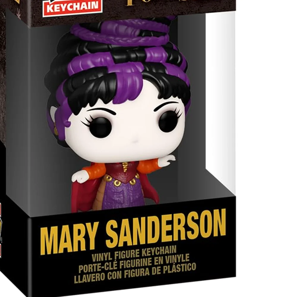 Pocket Keychain Disney Winifred Sanderson Mary Sarah Hocus Pocus Figure Model Toy