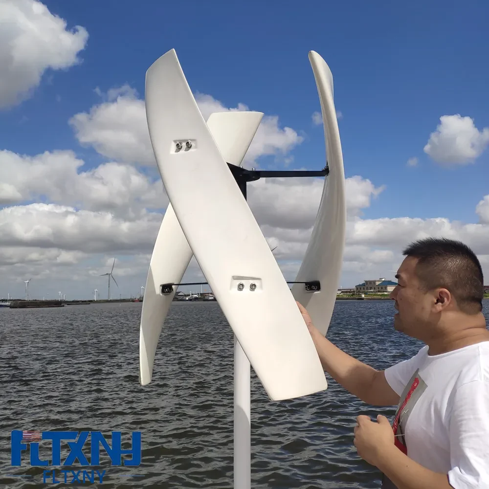 

wholesale 10KW Wind Power Generator Vertical Axis Wind Turbine 10000W Wind Alternator 12V 24V 48V Low Noise Windmill For Home