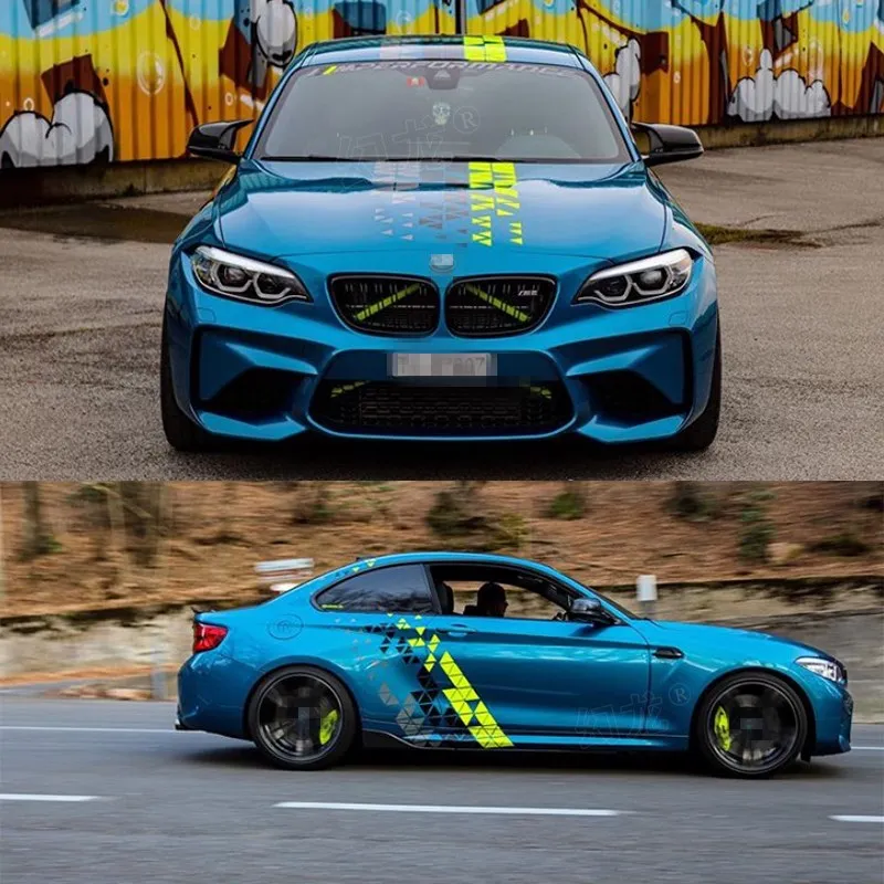 

Car Stickers For BMW 1 2 3 4 5 Series M3 M4 M5 Body Side Hood Roof Custom Vinyl Cool Car Decals Modified
