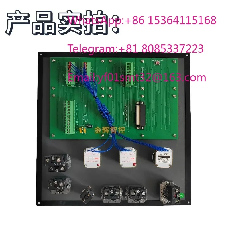 ST3030-M3 CNC Operation Control Panel Crystal Transparent Keypad Board DC24V Encoding Type Operator Panel Replacement