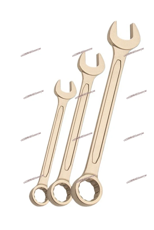 

Dual-purpose Wrench Pure Copper Non-spark Tool Aluminum Bronze Machine Repair Opening Plum Blossom Dual-purpose Wrench