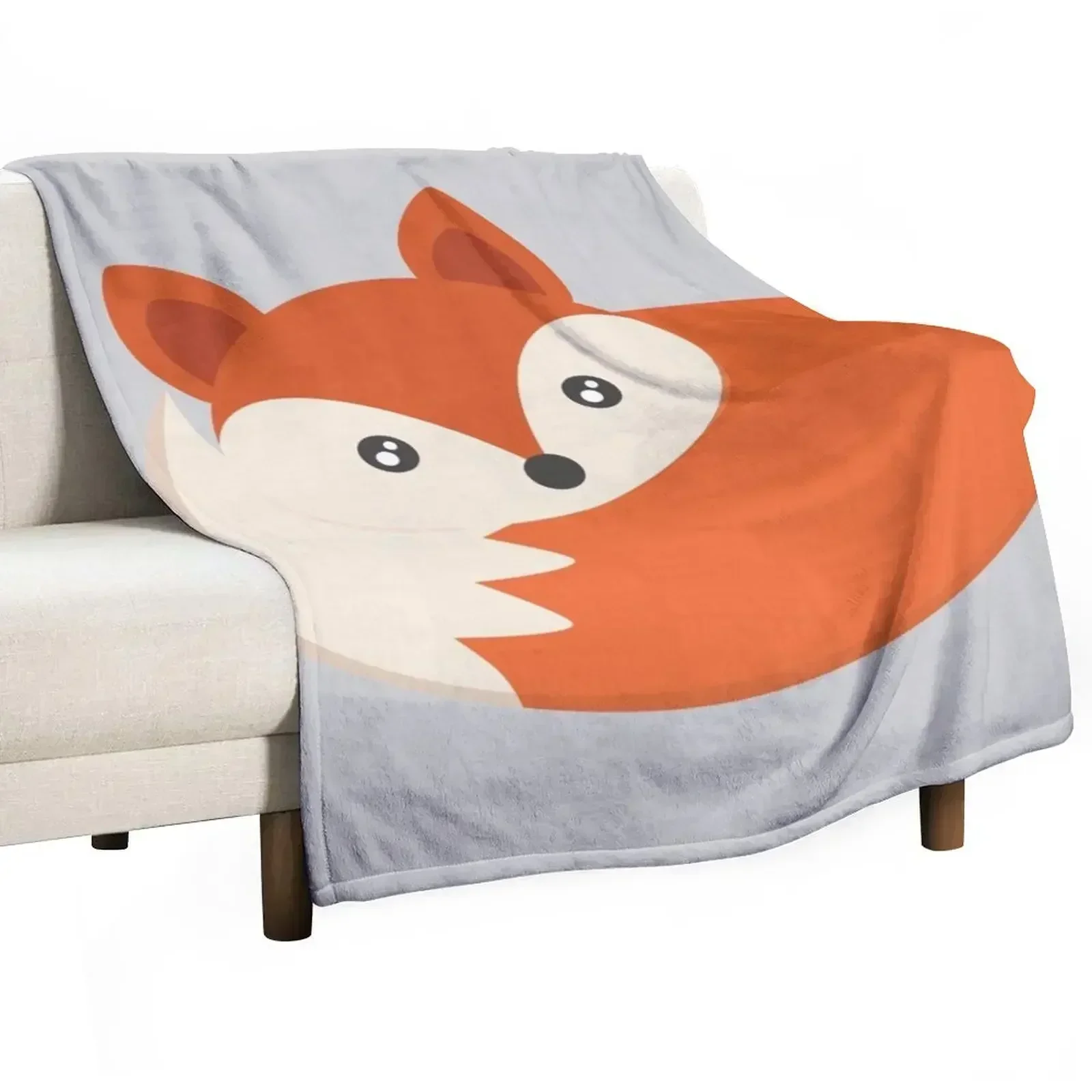 

Hello Sleepy Fox Throw Blanket Fashion Sofas Decorative Throw Comforter Blankets