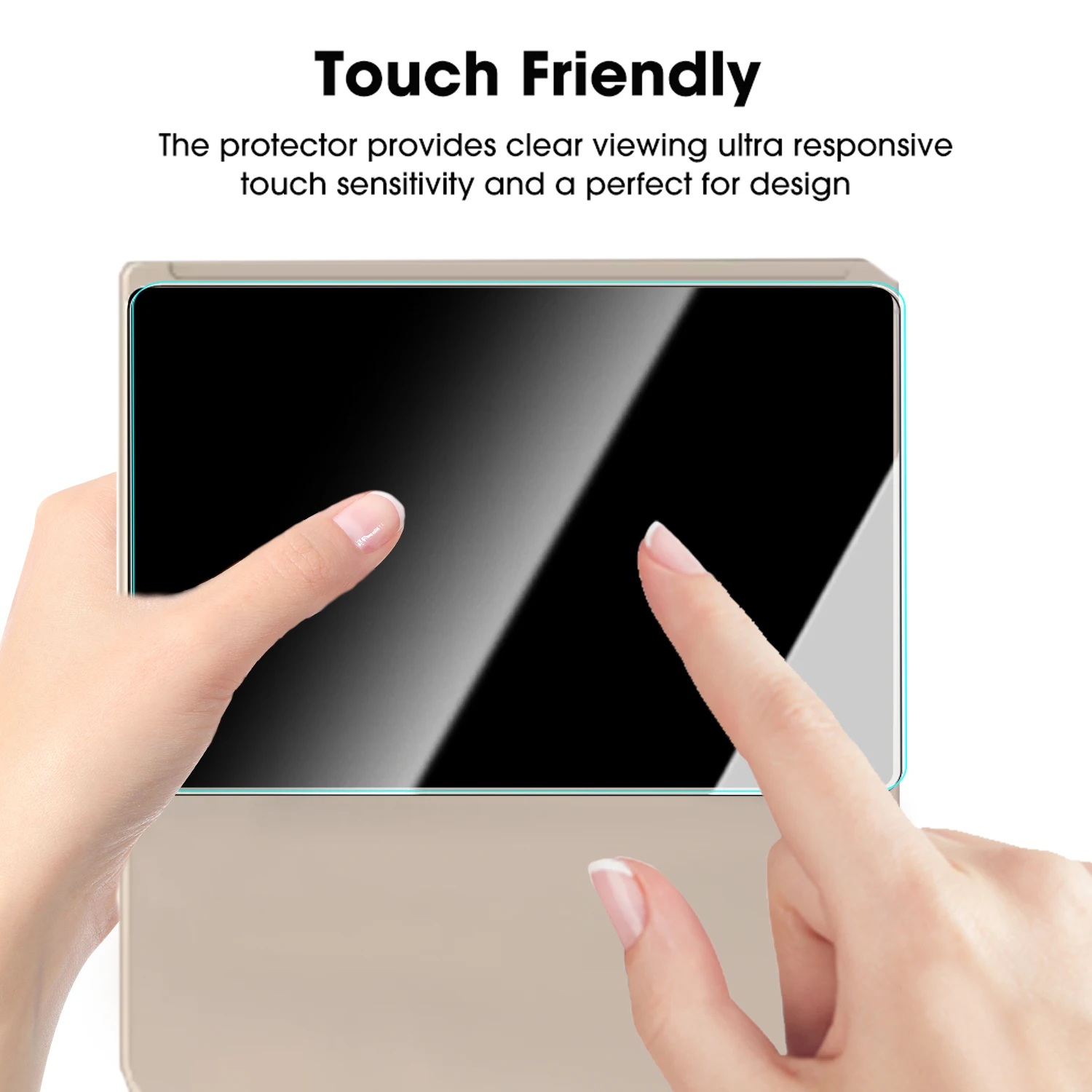 Tempered Glass Screen Protectors for Powkiddy V10 Game Console HD Clear Anti-scratch Full Cover Protective Film for Powkiddy V10