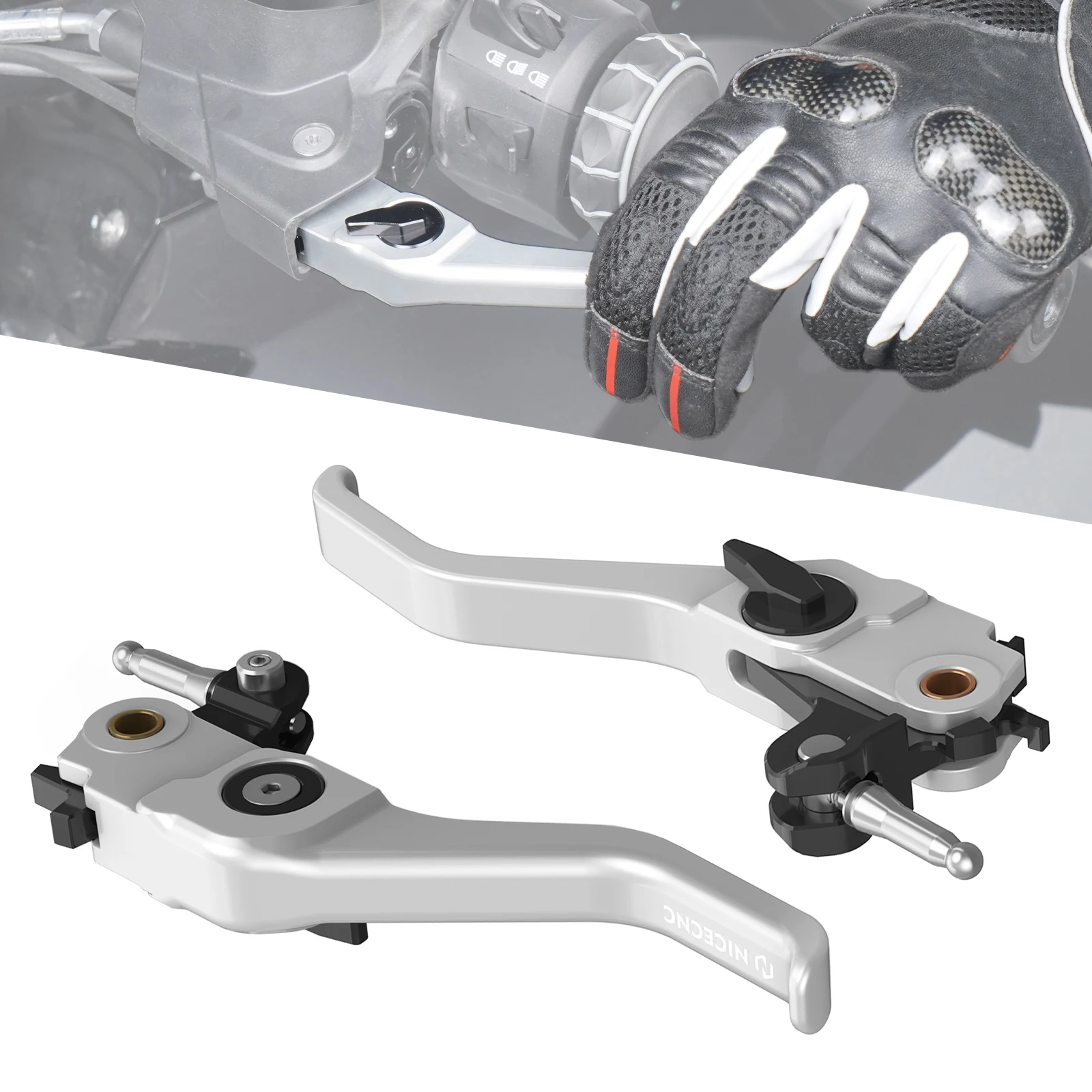 

Motorcycle Shorty Clutch Brake Lever for BMW R1250GS Adventure R1250 R RS RT 2018-2024 R1200GS 2013-2018 R1250GS 2018-2023