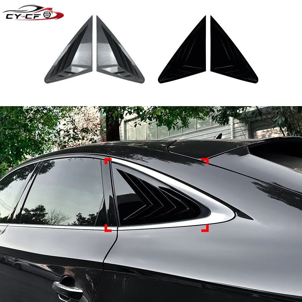 For Audi Q5 FY Coupe 2018-2024 rear triangular window blinds car sticker exterior modification cross-border modificati