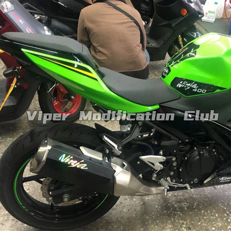 واقي العادم المعدل لـ Kawasaki Z400 Ninja400 ، غطاء حماية من حرارة العادم ، الغطاء الواقي 2018 2019 2020 2021 2022 2023 #6