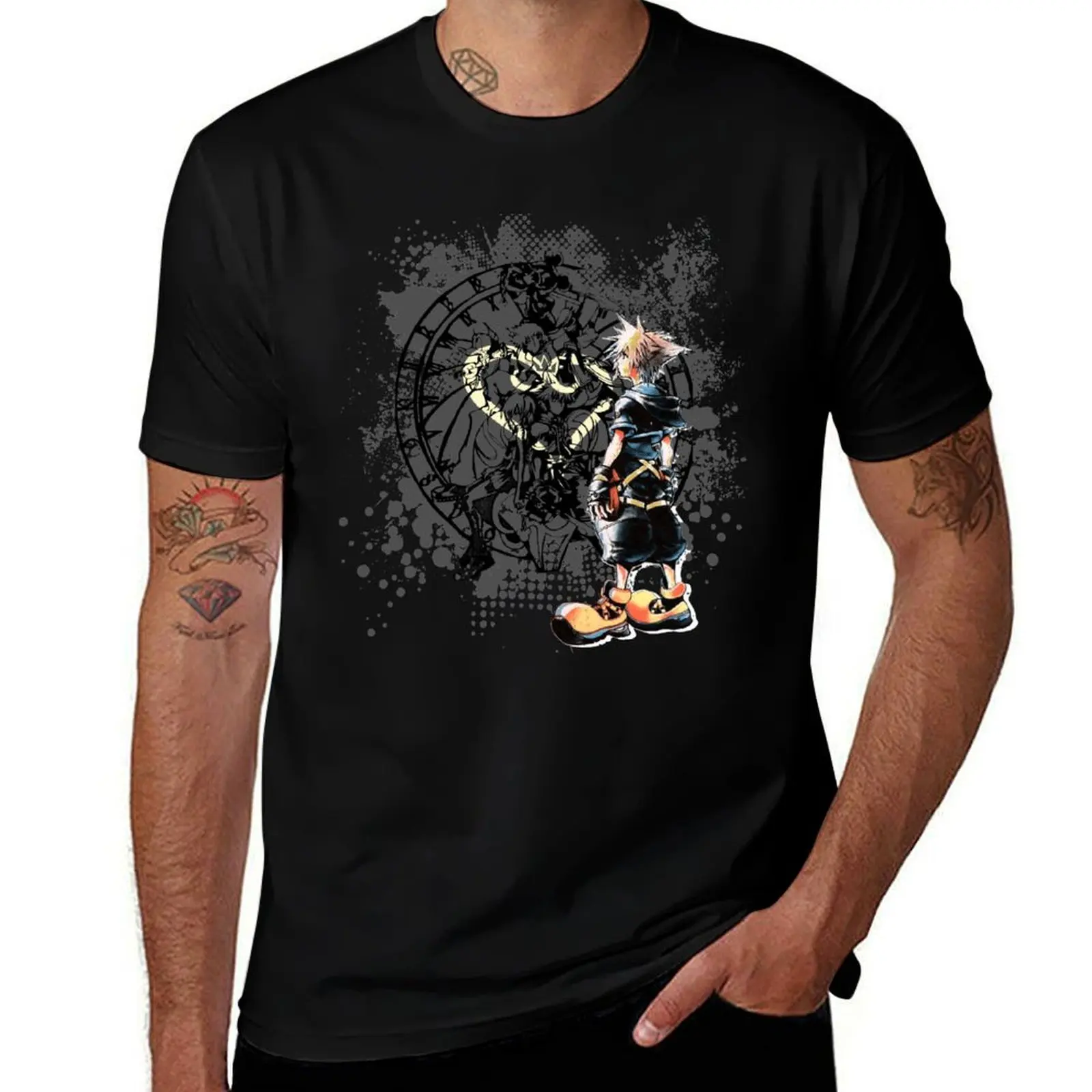 

Sora heart world T-Shirt Soft Touch Basic Cotton T-Shirt