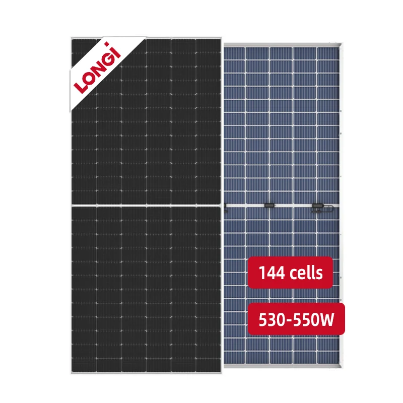 Longi Himo5 Solar Panels Mono PV Modules 540W 550W 545W 535W Pannelli Fotovoltaici Bifacial  