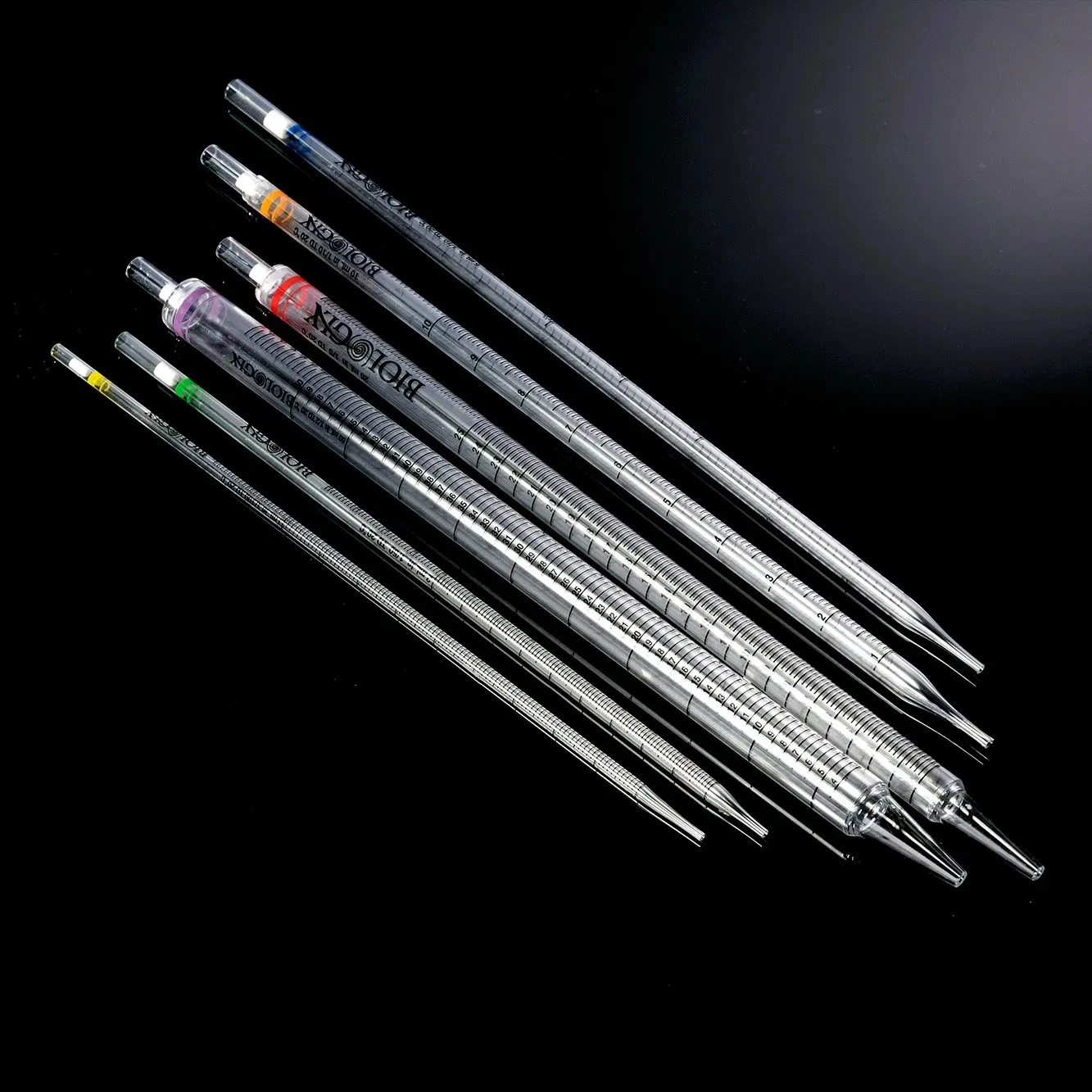 Graduated Pipette without Rubber Bulb High Quality Lab Chemistry Dropper Dispensing Transfer Pipettes Glass