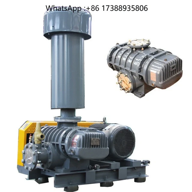 Taiwan Design Roots Blower High Pressure Sewage Roots Blower Electric Powered Roots Blower for Fish Pond ,Wastewater Treatment