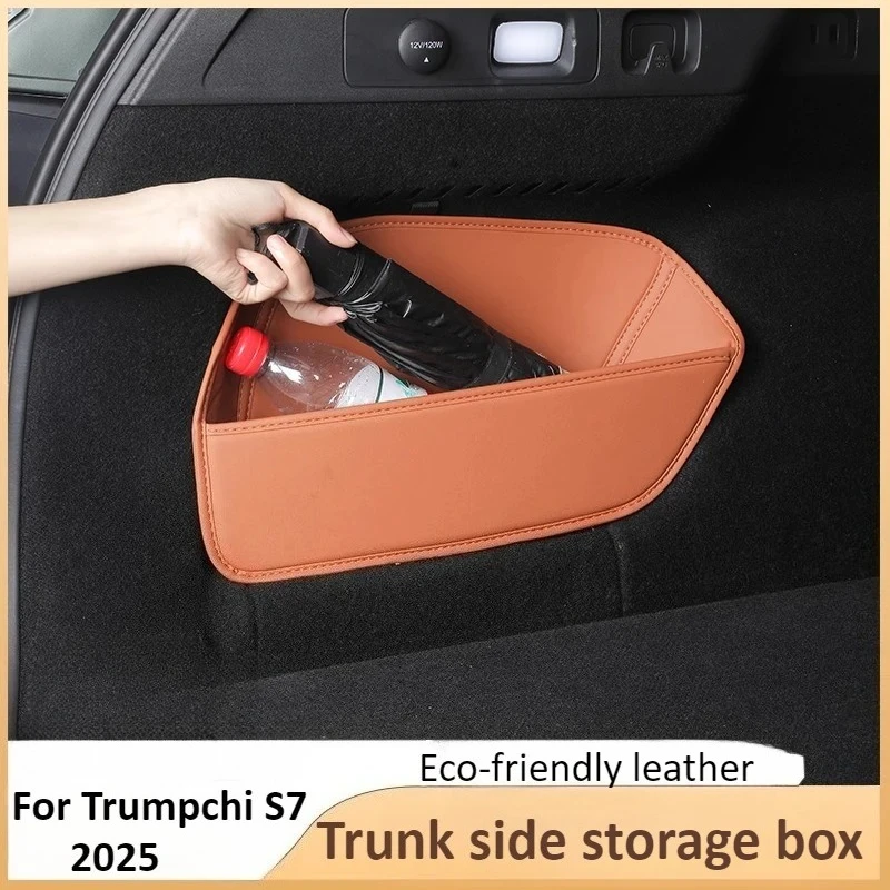 

For GAC Trumpchi S7 2025 2026 Trunk Side Storage Bags Storage Box Interior Accessories