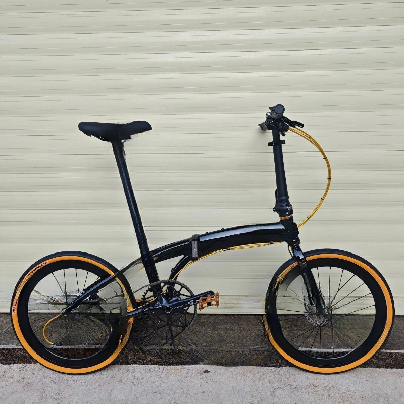 Folding car 22-inch 9-speed convenient recreational vehicle, lightweight adult fast folding bicycle